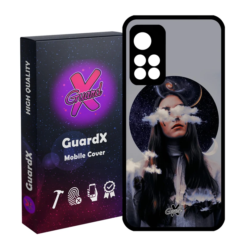 کاور گارد ایکس طرح Girl مدل Glass10011 مناسب برای گوشی موبایل شیائومی Redmi Note 11 Pro Plus 5G