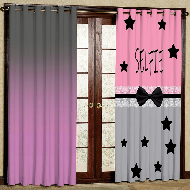 پرده مدل طرح دار مخمل پانچی کد 1191a سایز 200x140 سانتی متر