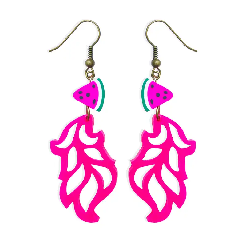 گوشواره زنانه طرح پر کد WM-01