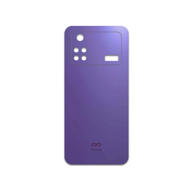 برچسب پوششی ماهوت مدل Matte-BlueBerry مناسب برای گوشی موبایل شیائومی Poco M4 Pro 4G