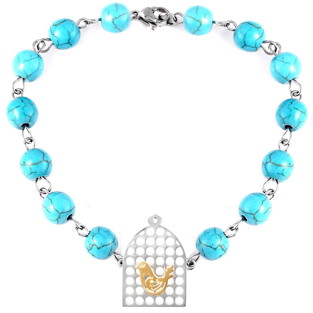 دستبند شهر شیک طرح مرغ آمین مدل D237