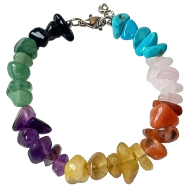 دستبند سنگی زنانه مدل  چیپسی