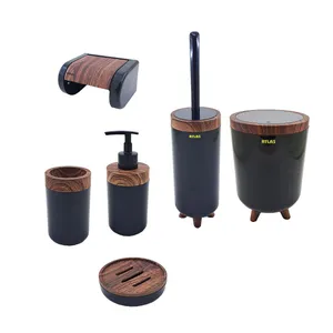 ست سرویس بهداشتی 6 تکه اطلس مدل سلین