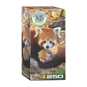 پازل 250 تکه یوروگرافیکس پازلز مدل Red Pandas كد 5557-8251