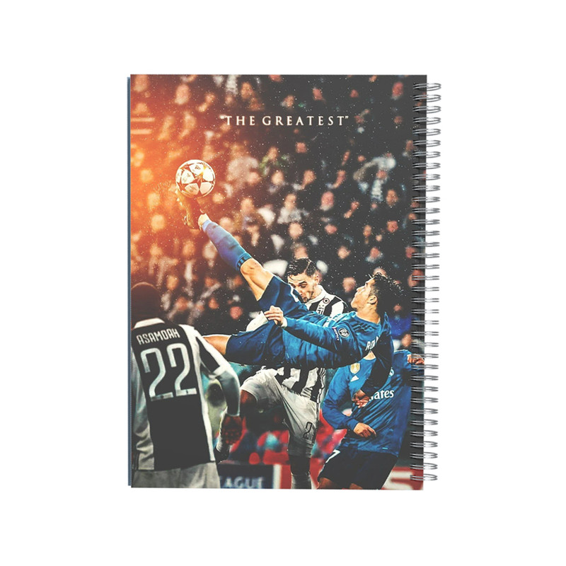 دفتر مشق 100 برگ مدل رونالدو کد f03