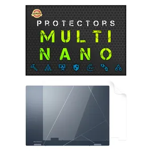 Multi Nano X-F1T Model Transparent Back Protector Suitable For Asus ZenBook 14 Flip OLED UP3404 14 inch 2023 Laptop