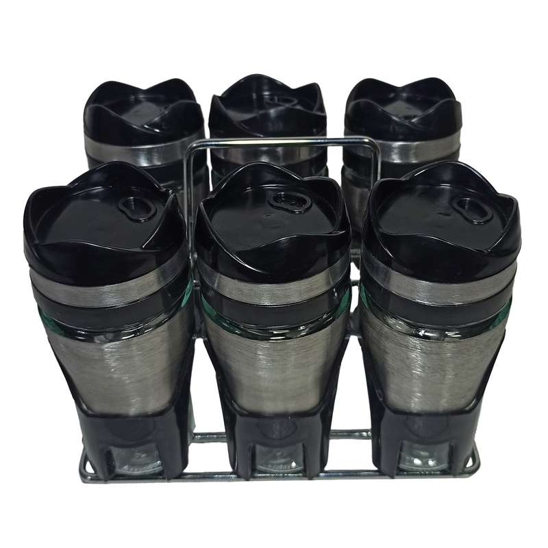 ست جا ادویه 7 پارچه کاپریس مدل فلورا کد 08