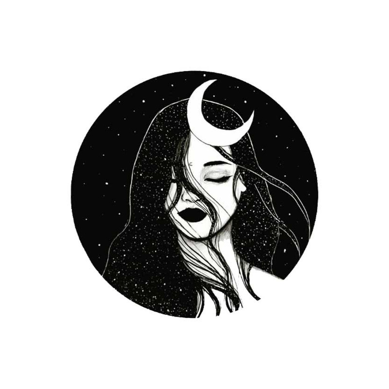 استیکر لپ تاپ طرح دختر کد 0014