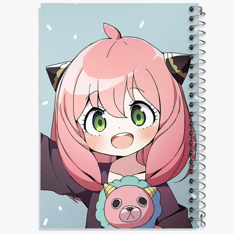 دفتر نت موسیقی 50 برگ خندالو مدل انیا فورجر انیمه اسپای ایکس فمیلی Spy x Family کد 17677