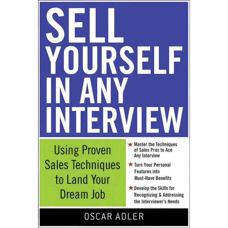 کتاب Sell Yourself in Any Interview اثر Oscar Adler انتشارات McGraw Hill