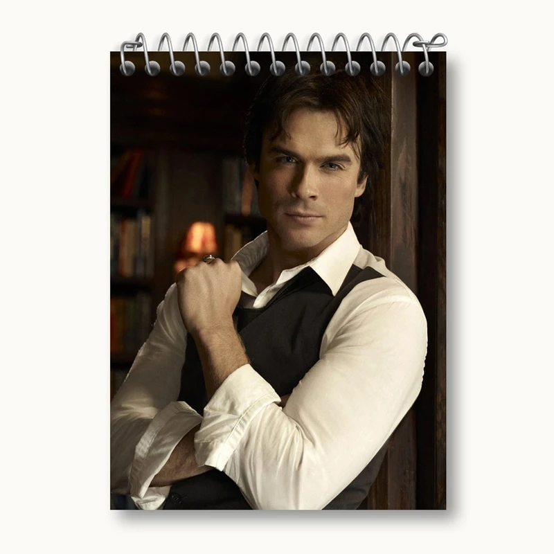 دفتر یادداشت 50 برگ خندالو مدل دیمون خاطرات یک خون آشام The Vampire Diaries کد 20269