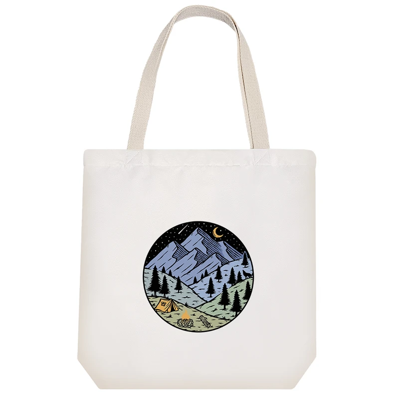 ساک خرید خندالو طرح شب کوهستان کد 5424