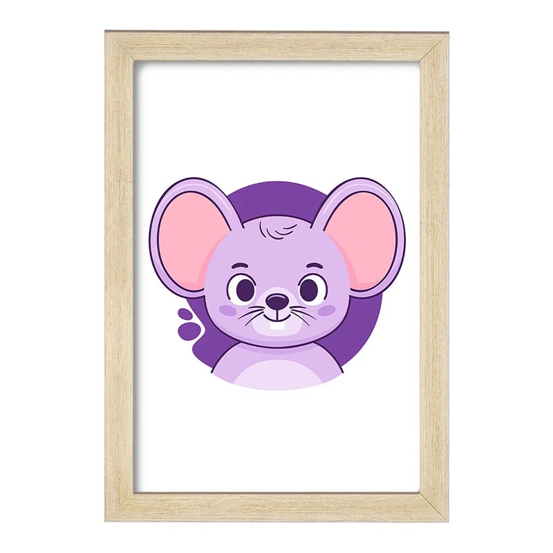 تابلو خندالو مدل موش حیوانات بامزه کد 37150