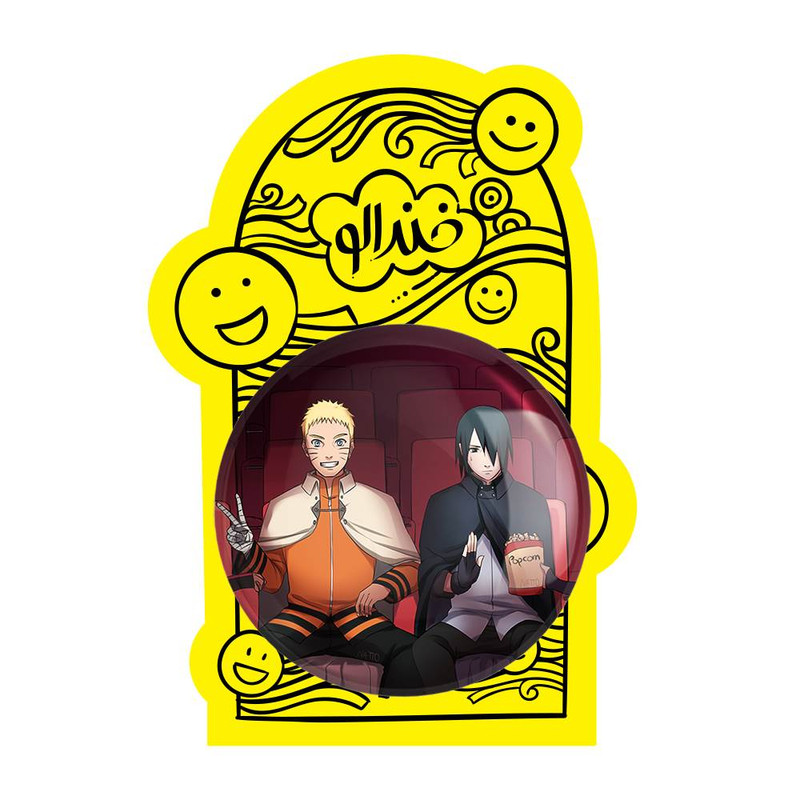آینه جیبی خندالو مدل ساسکه و ناروتو انیمه بوروتو Boruto  کد 13144
