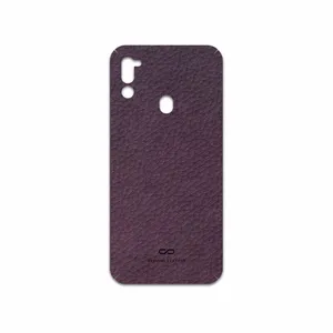 MAHOOT Purple-Leather Cover Sticker for Samsung Galaxy M21  2021 Edition