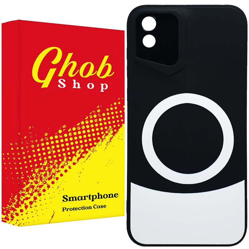 کاور قاب شاپ مدل مگ سیف طرح دو رنگ مناسب برای گوشی موبایل هوآوی Y5 2019