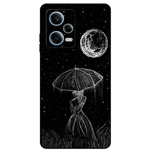 Megafone Girl and Moon 1369 Cover For Xiaomi Redmi Note 12 Pro 5G
