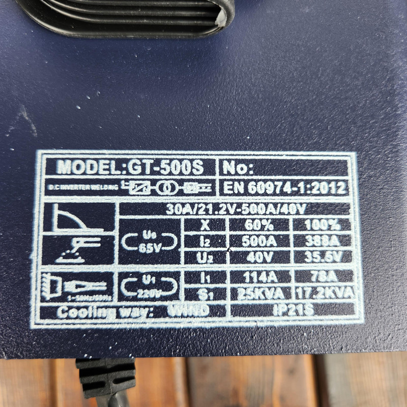 دستگاه جوشکاری 500 آمپر صنعتی اینتیمکث طرح دو ولوم