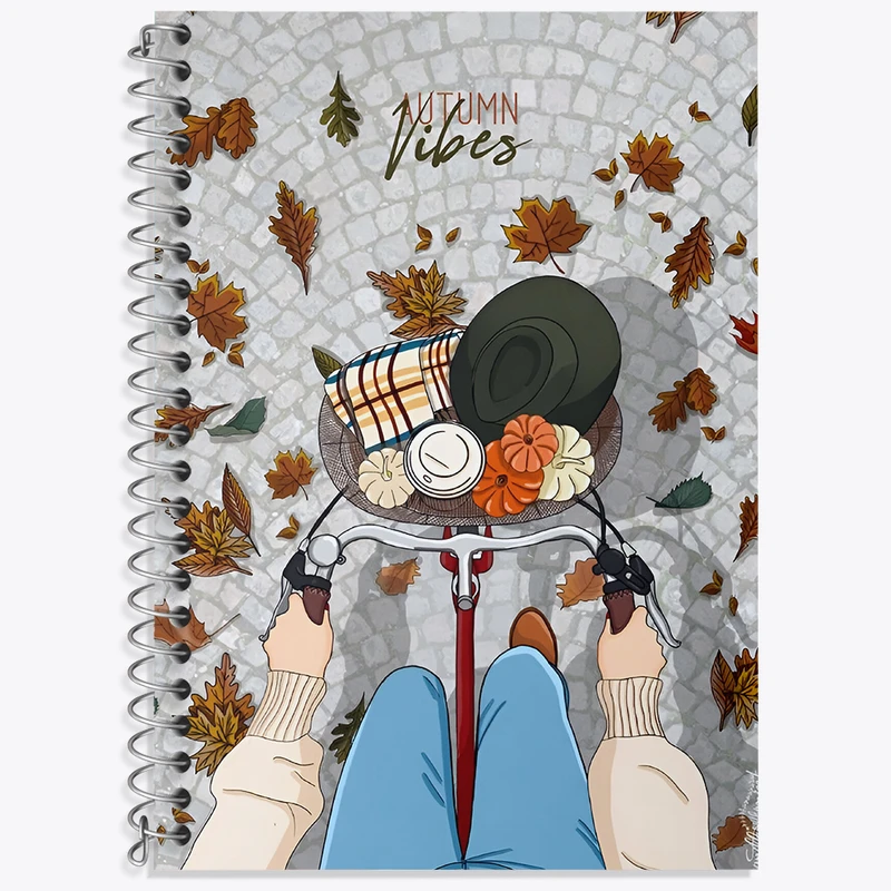 دفتر لغت 50 برگ خندالو طرح پاییز کد N3237