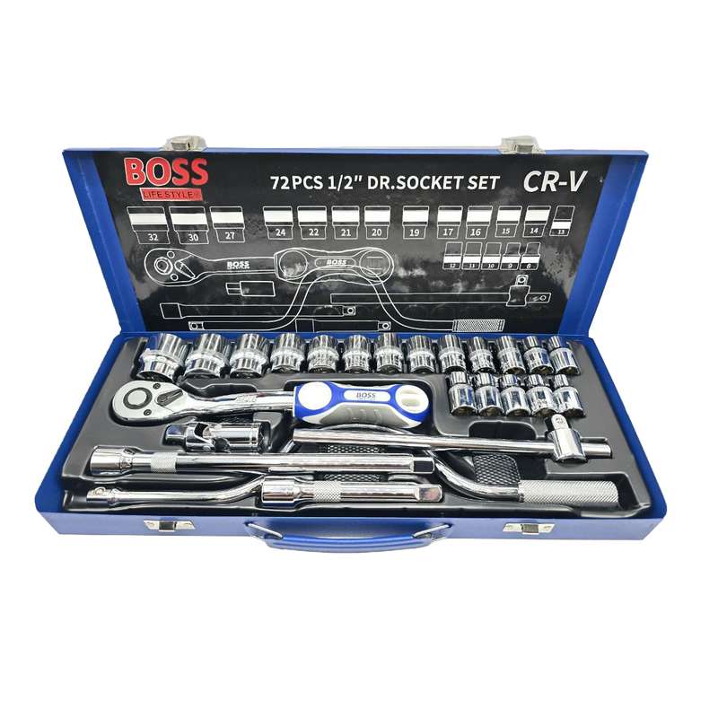 آچار بکس باس مدل BS-24pcsP مجموعه 24 عددی آچار بکس باس مدل BS-24pcsP مجموعه 24 عددی