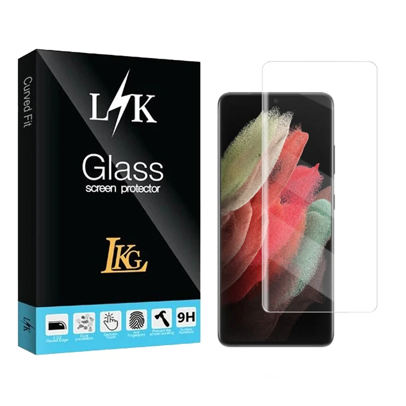 محافظ صفحه نمایش ال کا جی مدل UV مناسب برای گوشی موبایل سامسونگ Galaxy S21 Ultra 5G