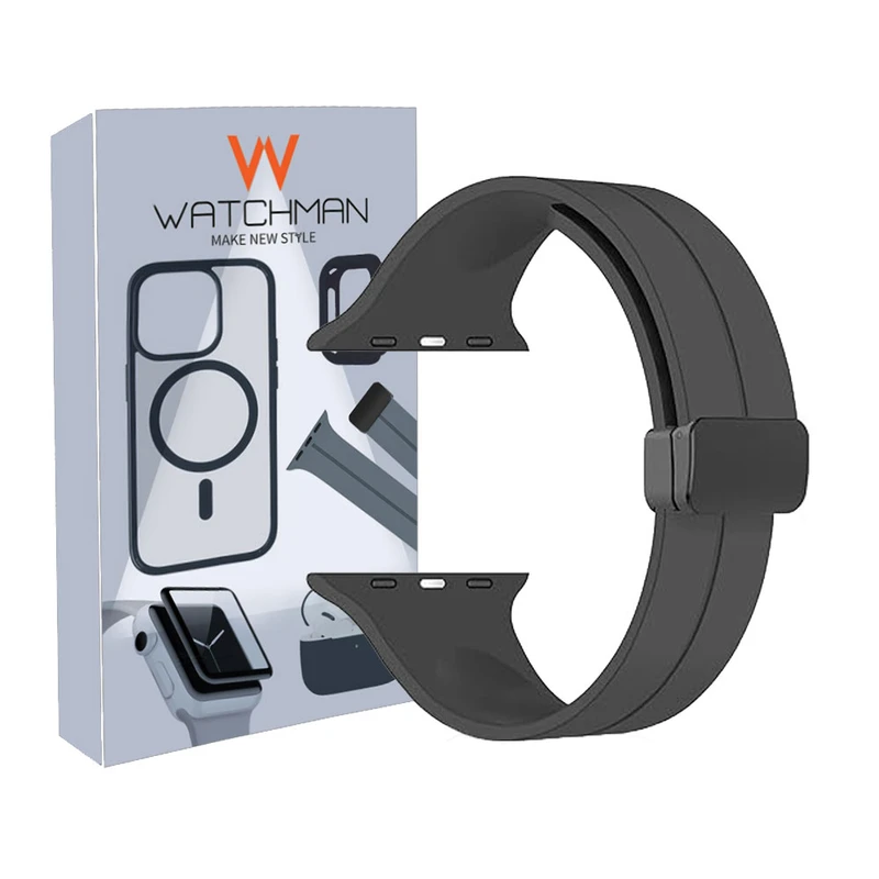 بند واچ من مدل silicone magnet مناسب برای اپل واچ سری Se/1/2/3 سایز 38 میلی متری
