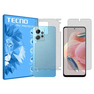 Tecno brand shockproof Matte screen protector glass for Xiaomi Redmi Note 12 4G along with the back protector