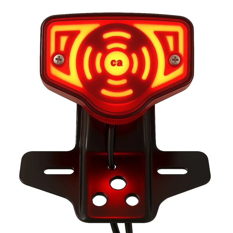 عکس شماره 3 : چراغ خطر موتور سیکلت مدل led فانتزی black مناسب برای هندا cg