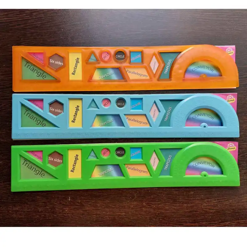 خط کش 30 سانتی متری مدل ژله ای