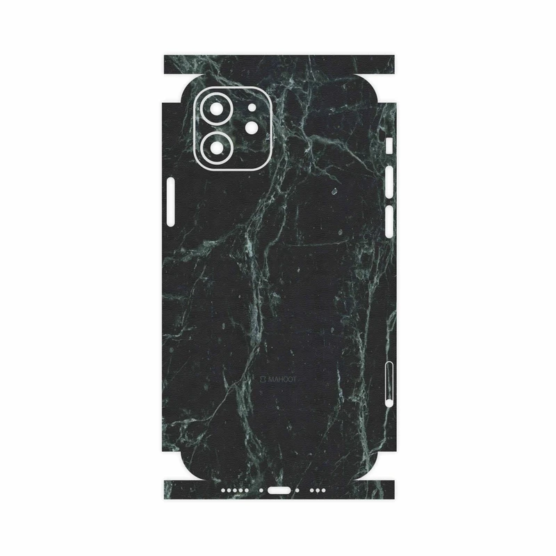 برچسب پوششی ماهوت مدل Graphite-Green-Marble-FullSkin مناسب برای گوشی موبایل اپل iPhone 12