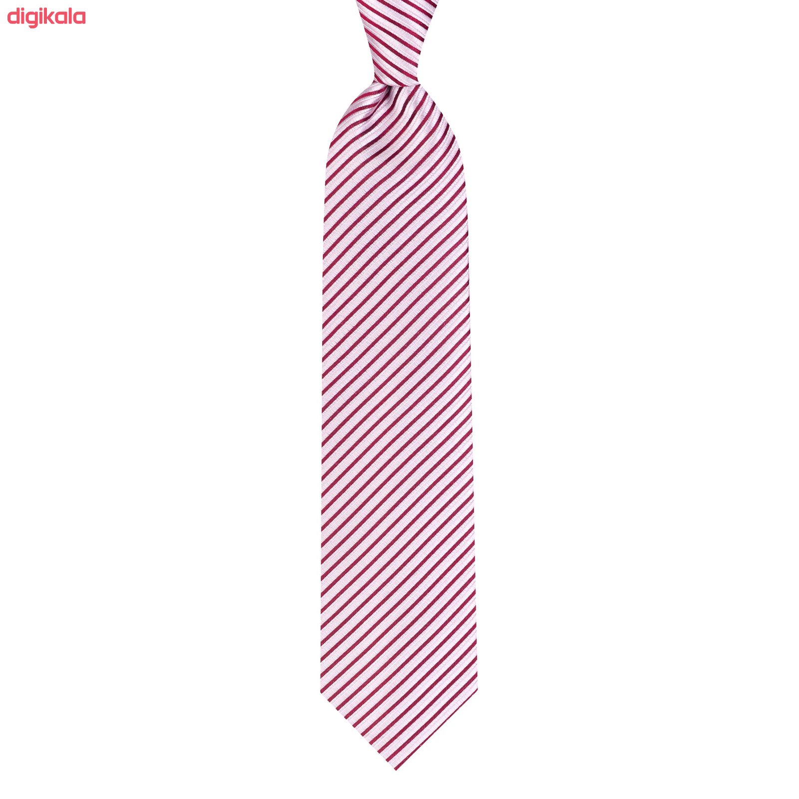 ست کراوات و دستمال جیب مردانه مدل GF-ST1739-BE main 1 2