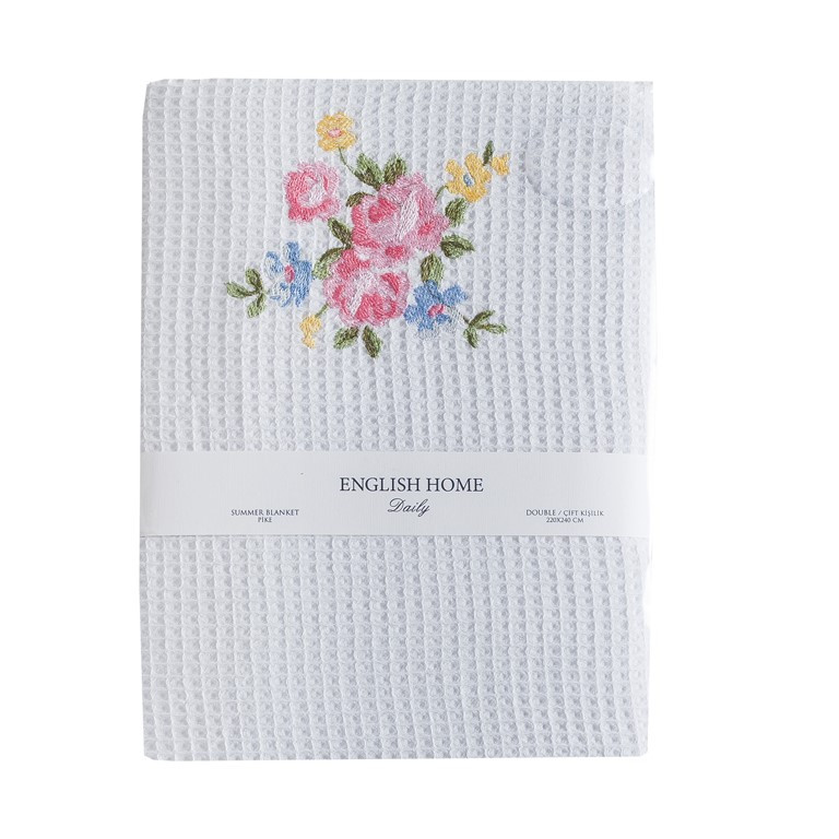 روتختی دو نفره انگلیش هوم مدل Summer Flower سایز 240x220 سانتی‌متر