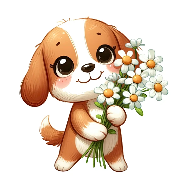 استیکر پارچه و لباس پاد آفرین طرح سگ بامزه کد 1622