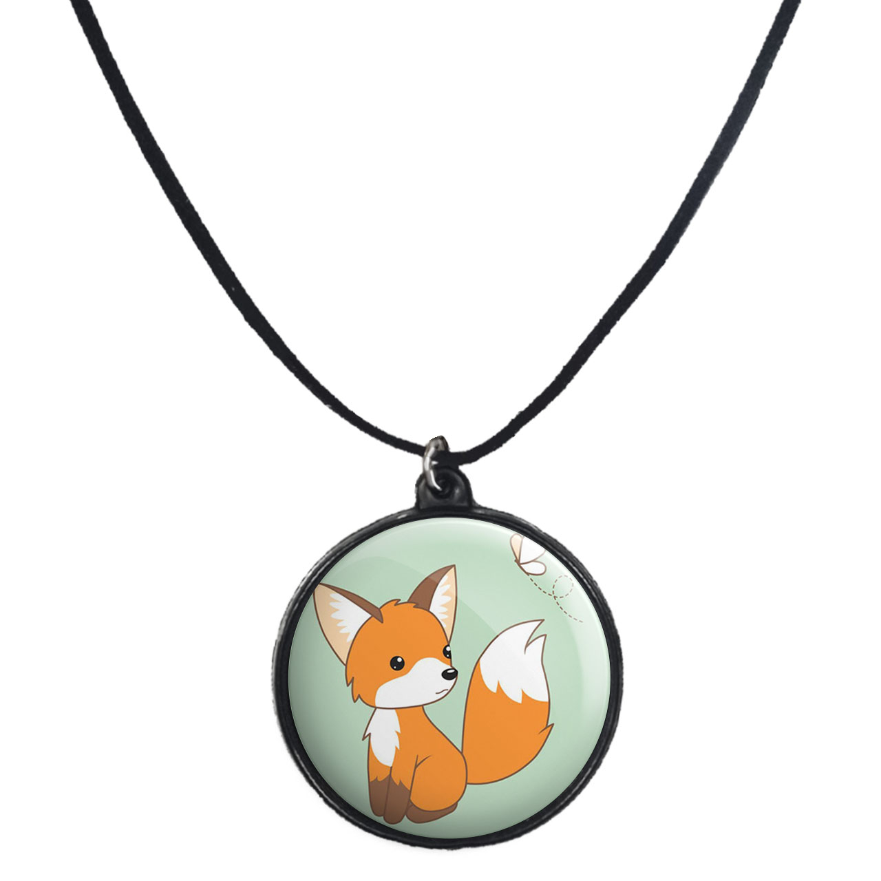 گردنبند پرمانه طرح حیوانات کیوت کد pmb.21492 مدل دو طرفه