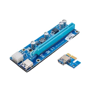 رایزر کارت گرافیک تبدیل PCI EXPRESS 1X به 16X مدل 009S blue