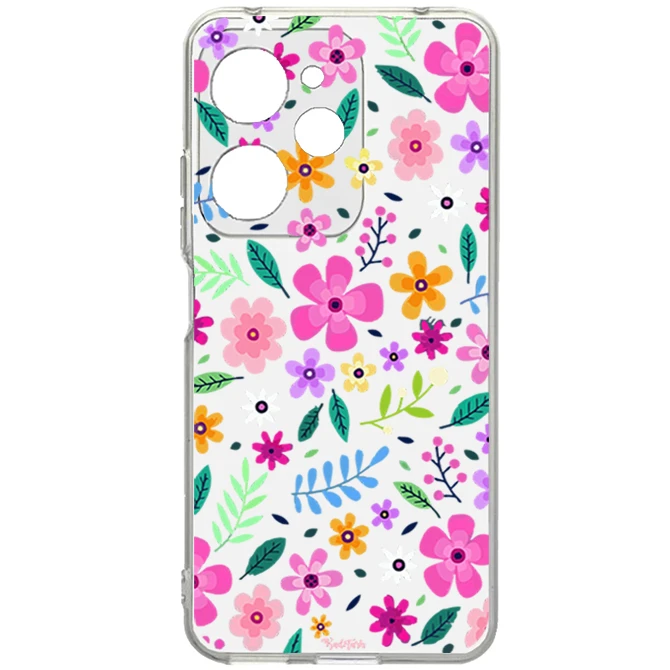کاور طرح گل مناسب برای گوشی موبایل شیائومی Redmi Note 12 Pro 