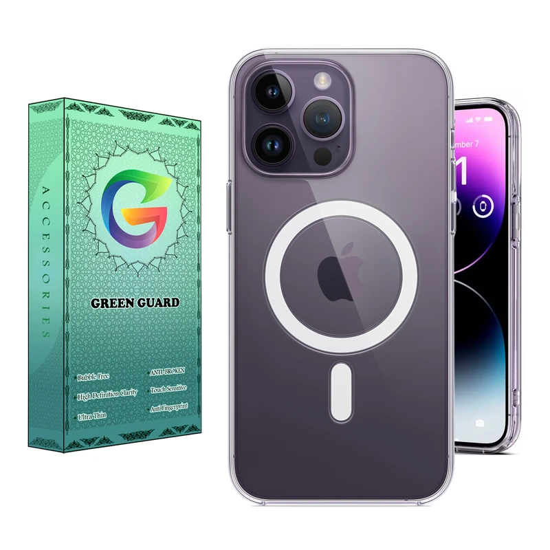 کاور گرین گارد طرح CR_Magsafe کد 1430 مناسب برای گوشی موبایل اپل Iphone 14 Pro