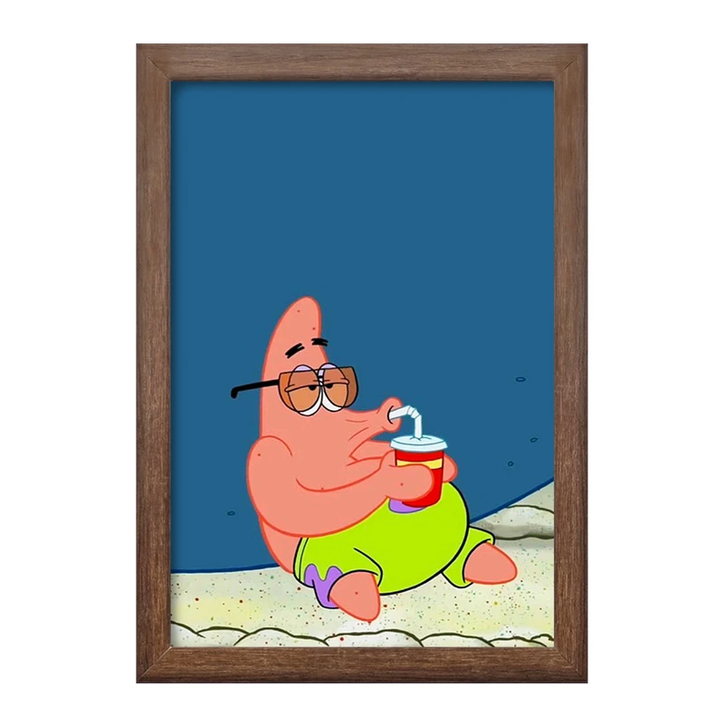 تابلو خندالو طرح پاتریک کد F8597