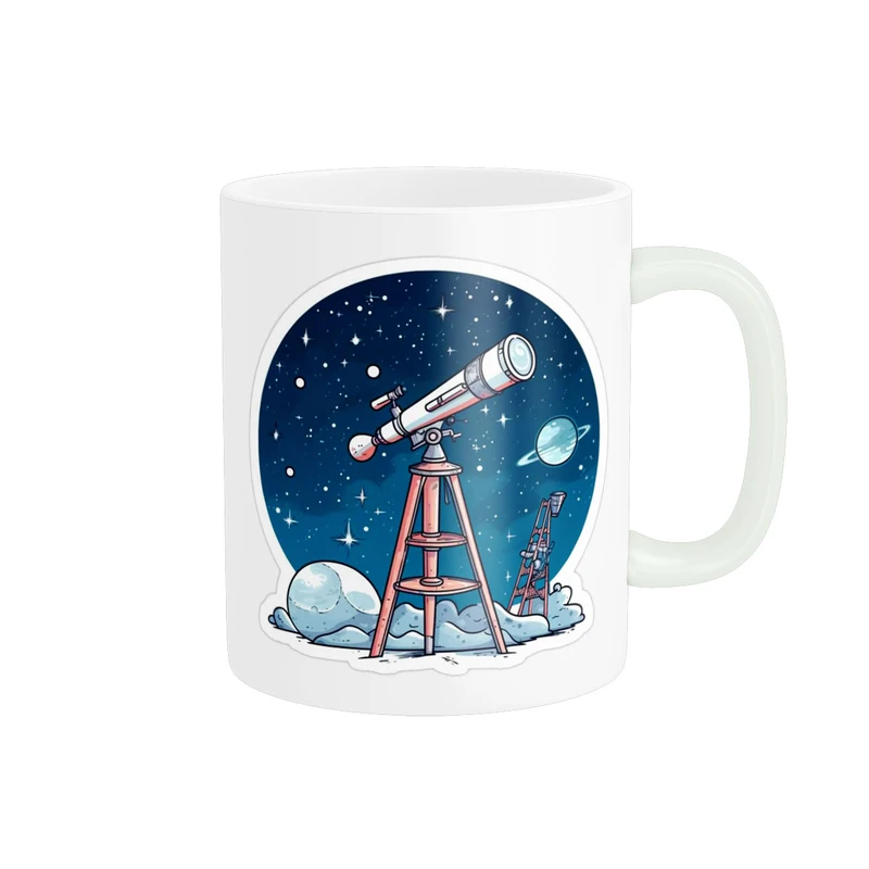 ماگ پاد آفرین مدل تلسکوپ و کهکشان کد 1535