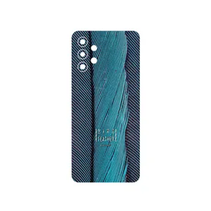 MAHOOT Turquoise feathers Cover Sticker for Samsung Galaxy A32