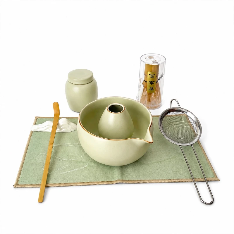 سرویس چای خوری 8 پارچه 4 نفره مدل ماچا