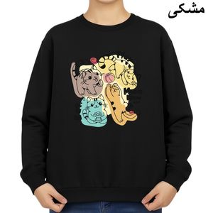 سویشرت زنانه مدل گربه های شیطون 