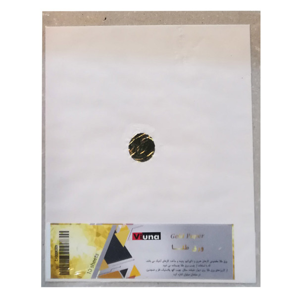 ورق طلا ویونا مدل Vu-01 کد 117335 بسته 10 عددی