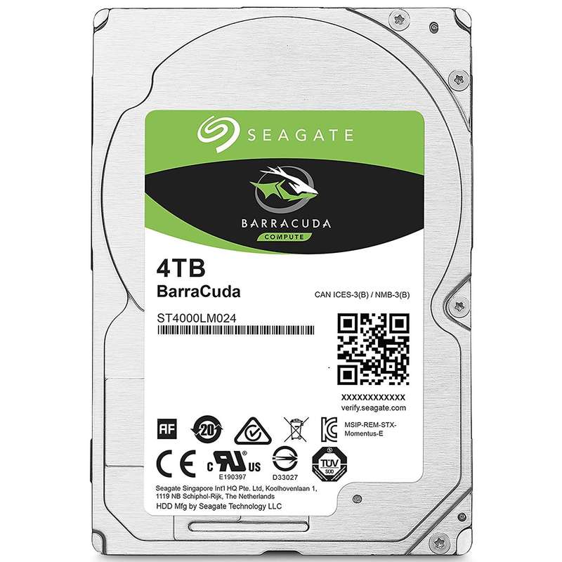 هارددیسک اینترنال سیگیت مدل BarraCuda ST4000LM024 ظرفیت 4 ترابایت هارددیسک اینترنال سیگیت مدل BarraCuda ST4000LM024 ظرفیت 4 ترابایت