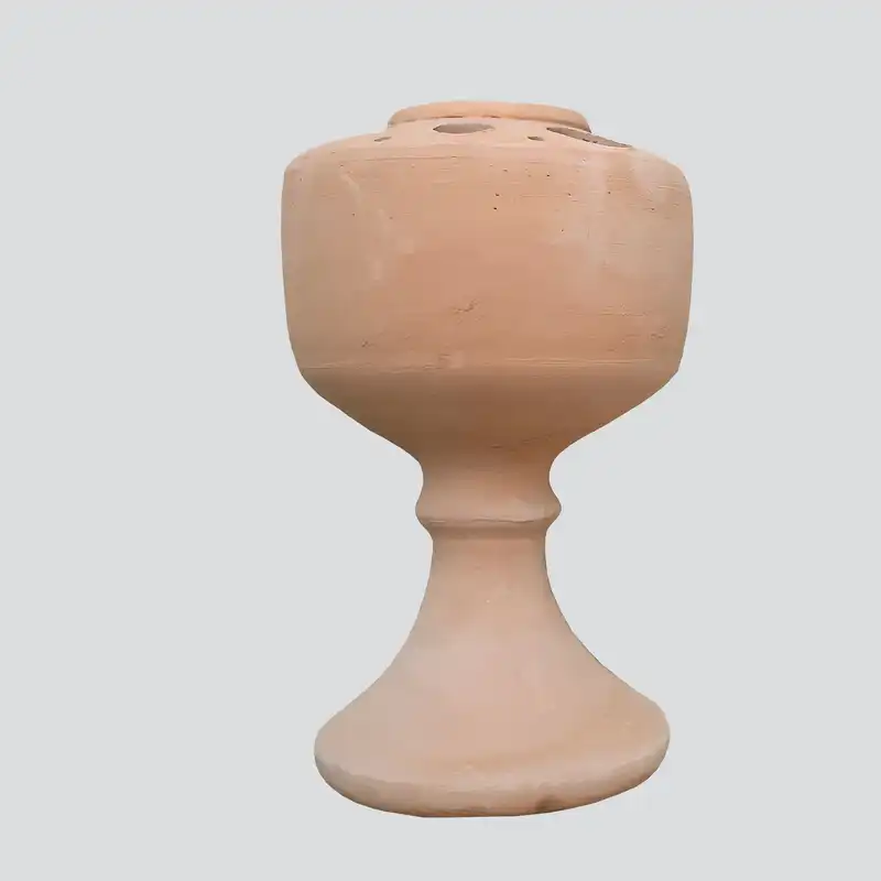 قلمدان سفالی خام مدل پایه دار کدQLM-1