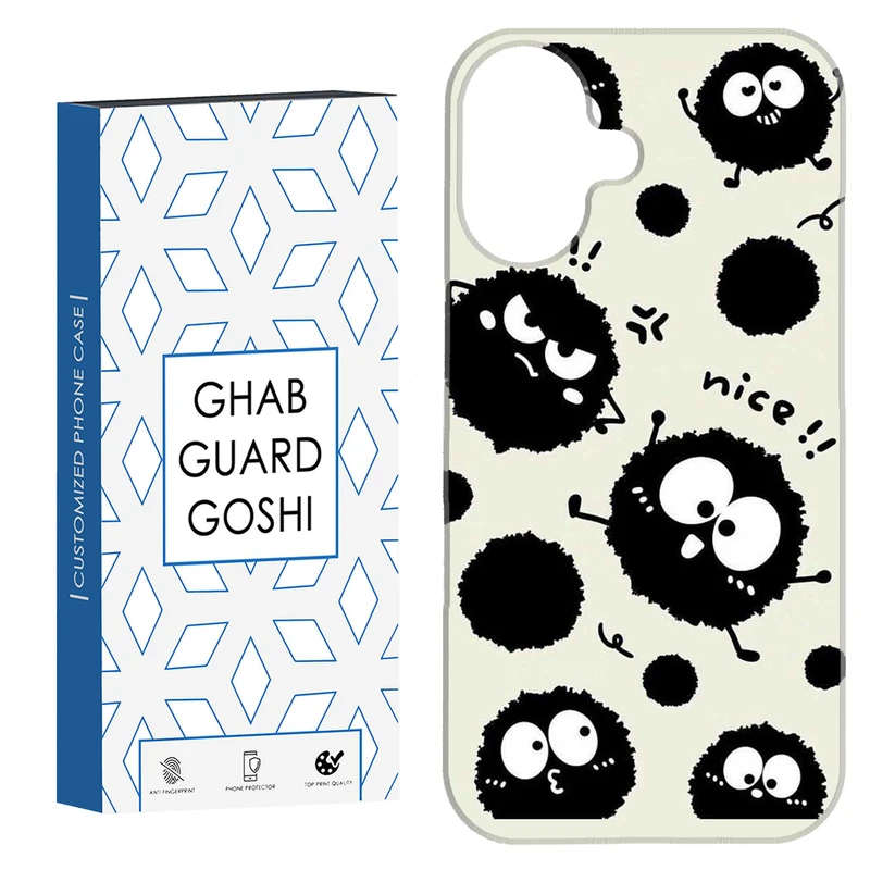 کاور قاب گارد گوشی طرح ویروس کد Dimo-827 مناسب برای گوشی موبایل اپل Iphone 16  