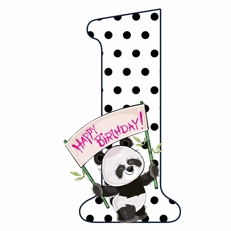 استند تولد مدل عدد 1 طرح پاندا کد 1764