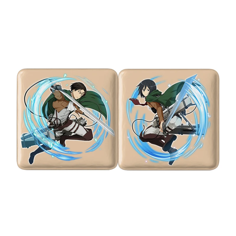 مگنت خندالو مدل میکاسا و لیوای آکرمن انیمه اتک آن تایتان Attack On Titan کد A191 مجموعه 2 عددی