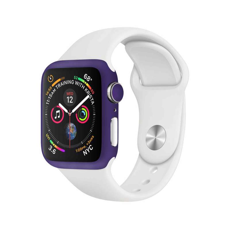 برچسب ماهوت طرح Matte-BlueBerry مناسب برای اپل واچ Watch 4 44mm