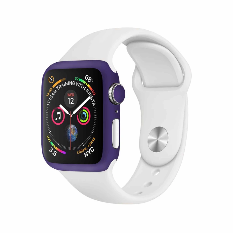 برچسب ماهوت طرح Matte-BlueBerry مناسب برای اپل واچ Watch 4 40mm